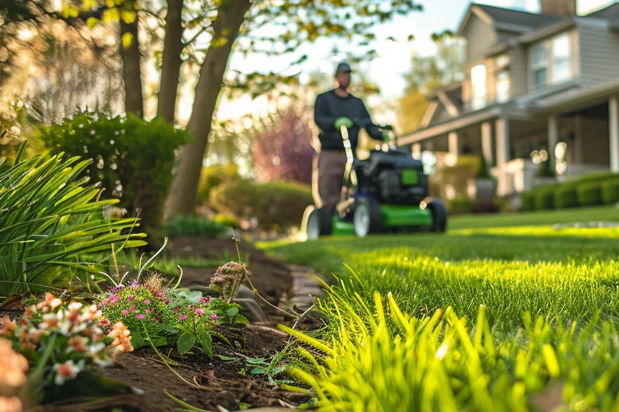 small battery operated lawn mower