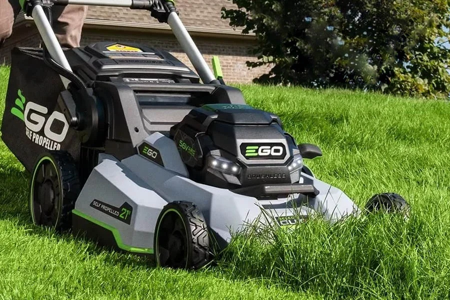 small battery operated lawn mower