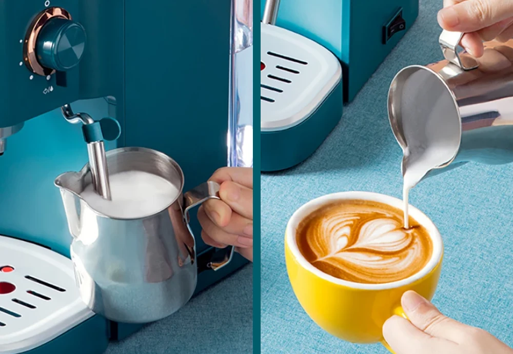 espresso machine with milk steamer